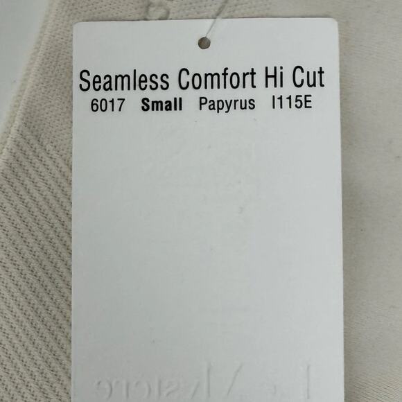 Mystere Seamless Comfort Hi Cut Brief Panty Small Papyrus Nude NWT - Picture 6 of 7